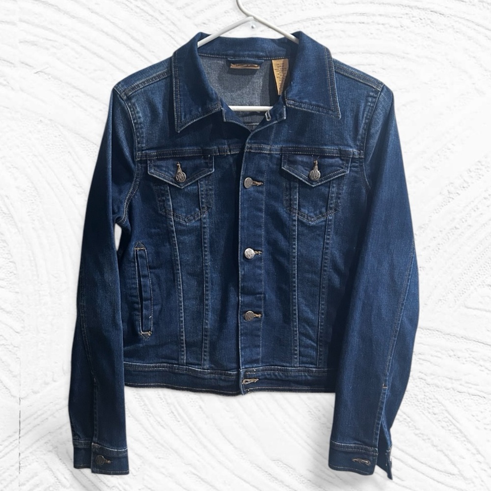 Wrangler Dark Blue Denim Trucker Jacket